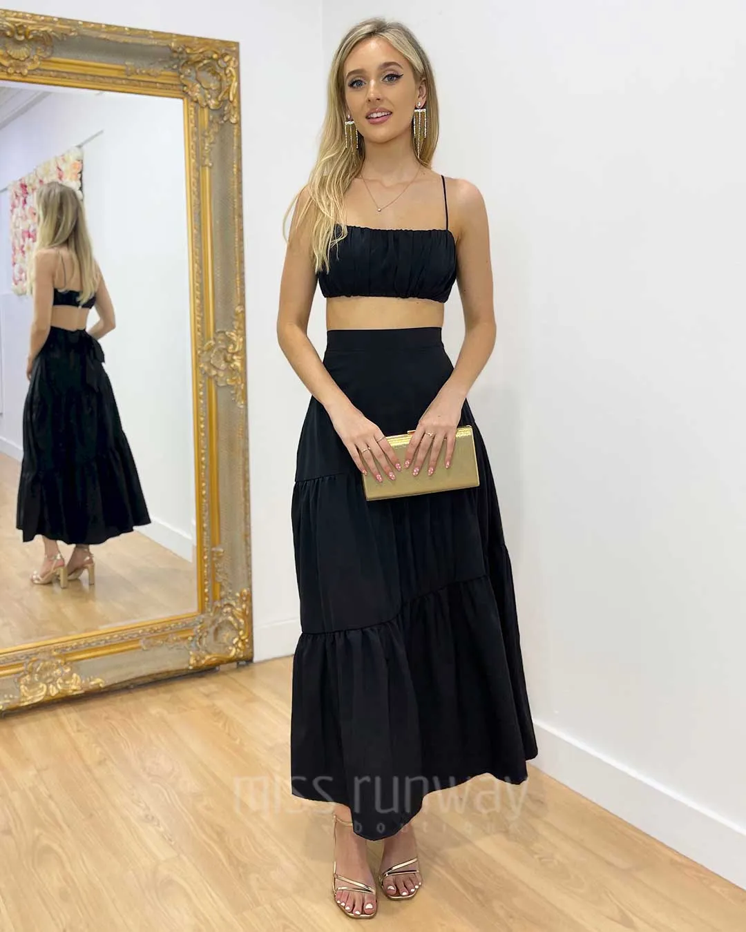 Heloise Maxi Skirt - Black