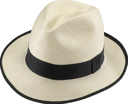 Henschel Genuine Panama Straw Fedora Hat