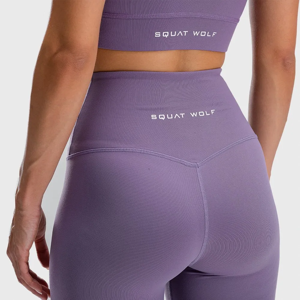 HERA HIGH-WAISTED LEGGINGS – PURPLE