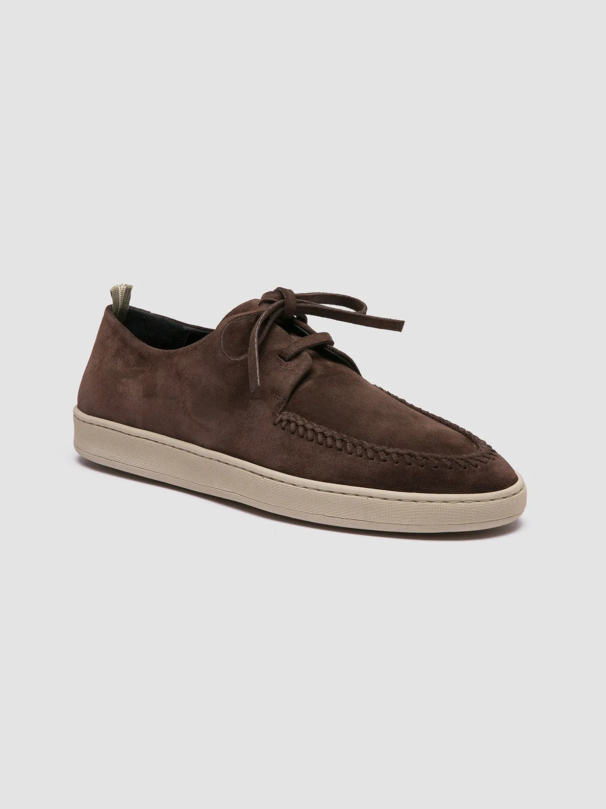 HERBIE 012 - Brown Suede Derby Shoes