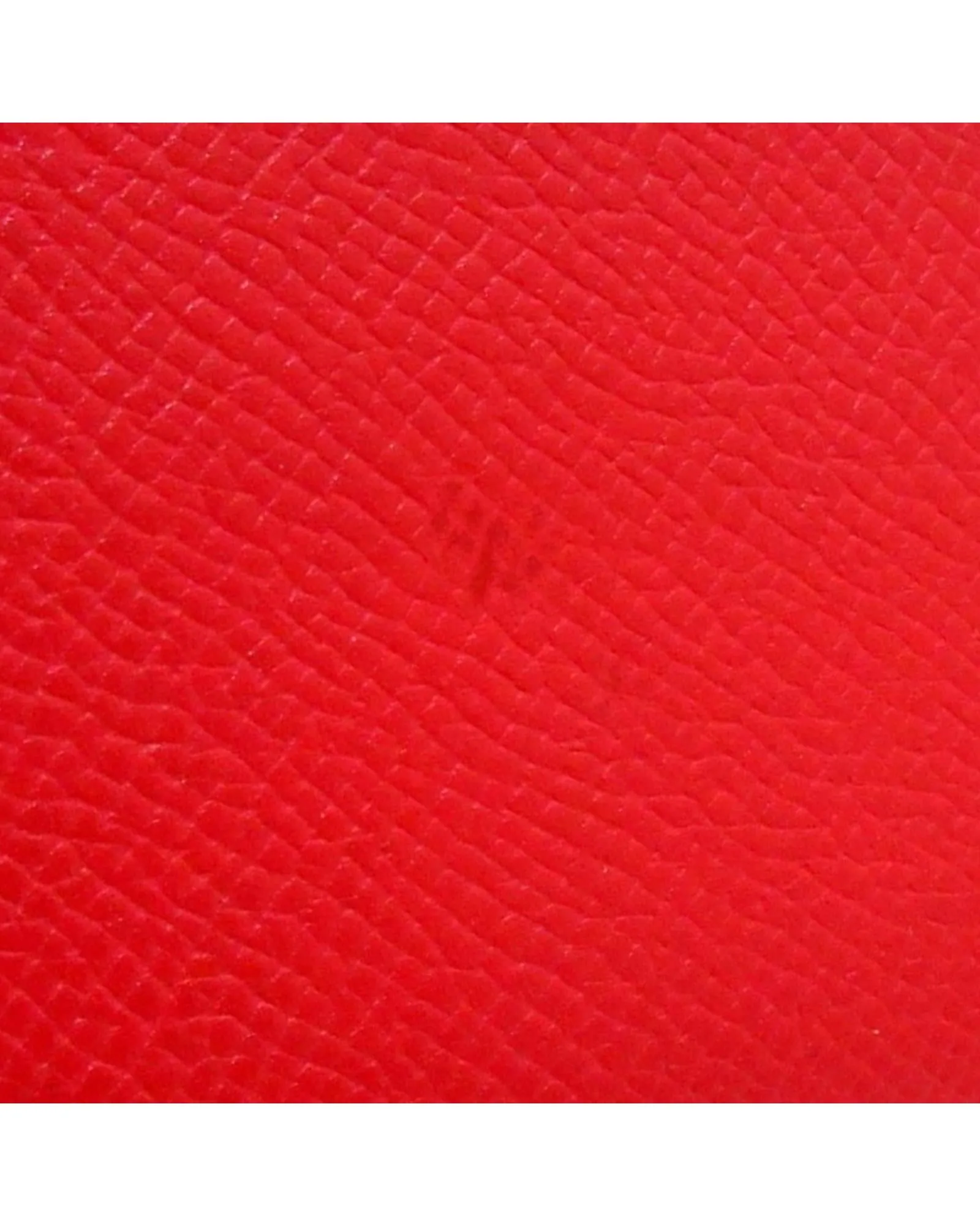 Hermes Bearn Wallet in Red