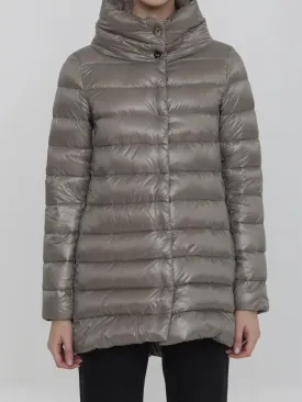 Herno Down Jacket In Nylon Gray