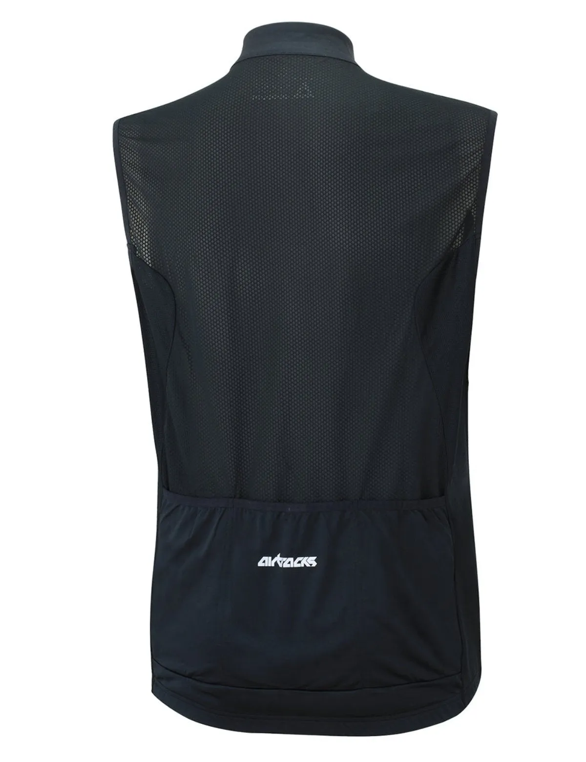 Herren Fahrradtrikot Ärmellos Comfort Line Schwarz