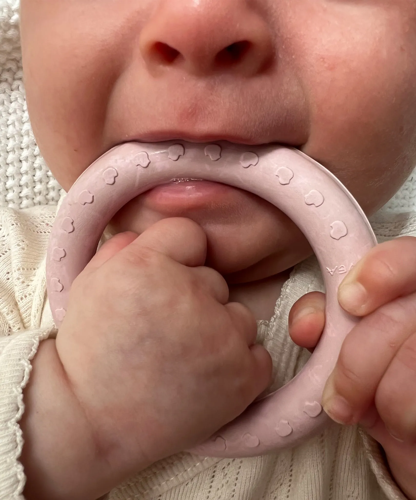 Hevea Natural Rubber Fish & Ring Teether Set