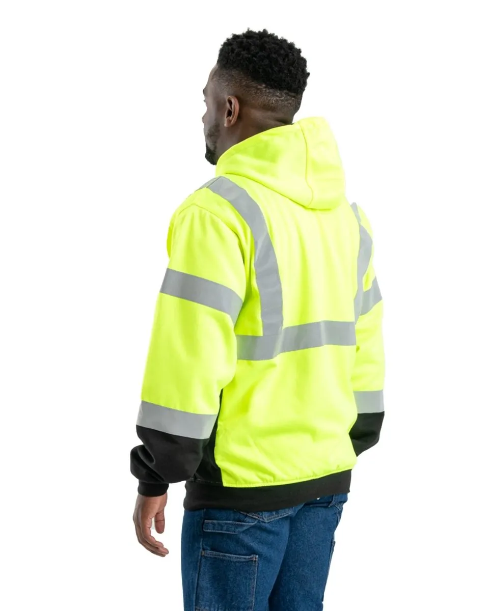 Hi Vis Class 3 Color Block Hooded Sweatshirt