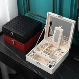 High-End leather Jewelery Organizer