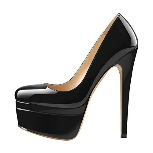 High Heel Stiletto Pumps With Closed Toe Slip-On