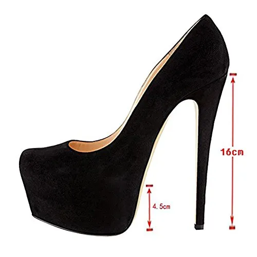 High Heel Stiletto Pumps With Closed Toe Slip-On