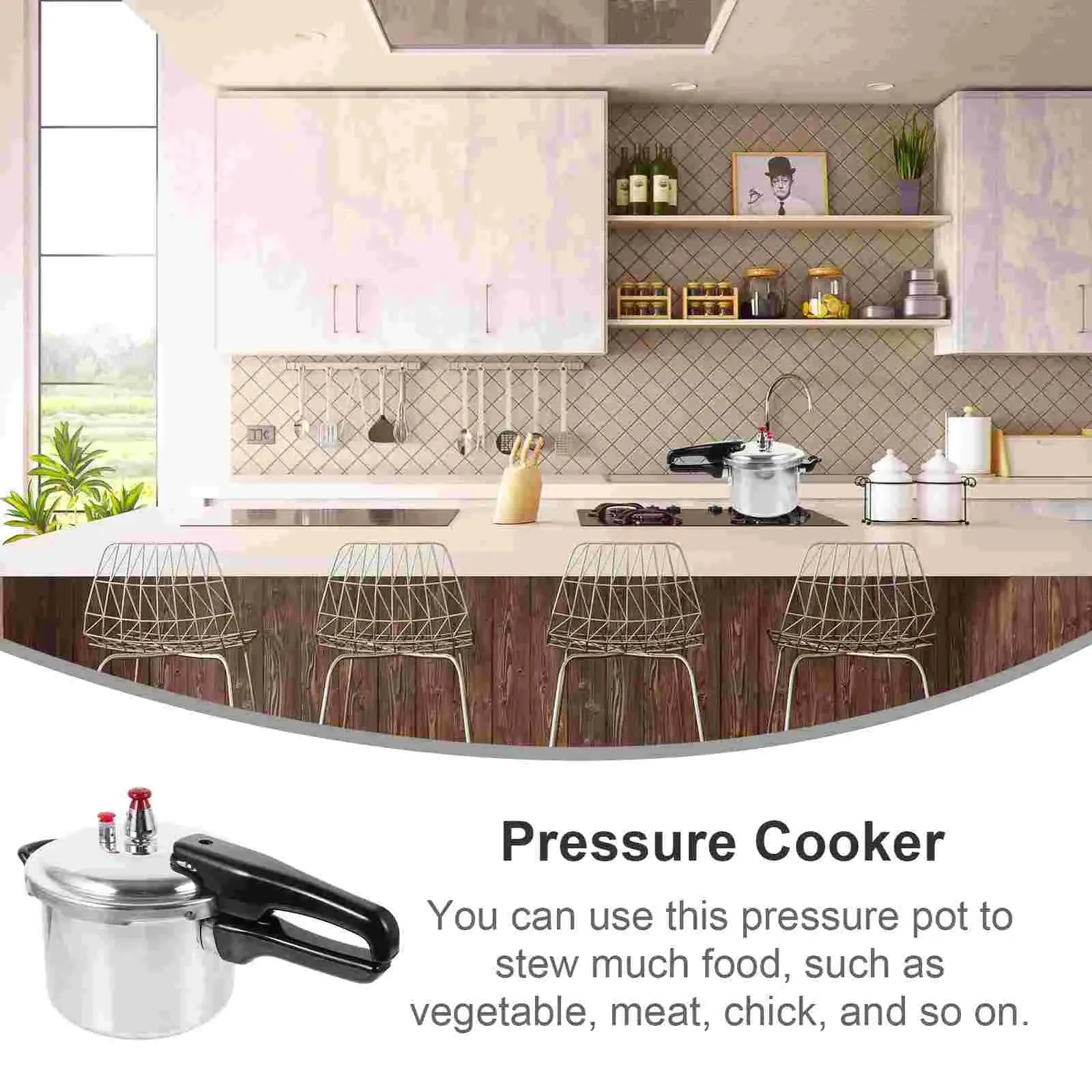 High Pressure Cooker Kitchen Pressure Cooker Household Cooking Pot High Pressure Cookware