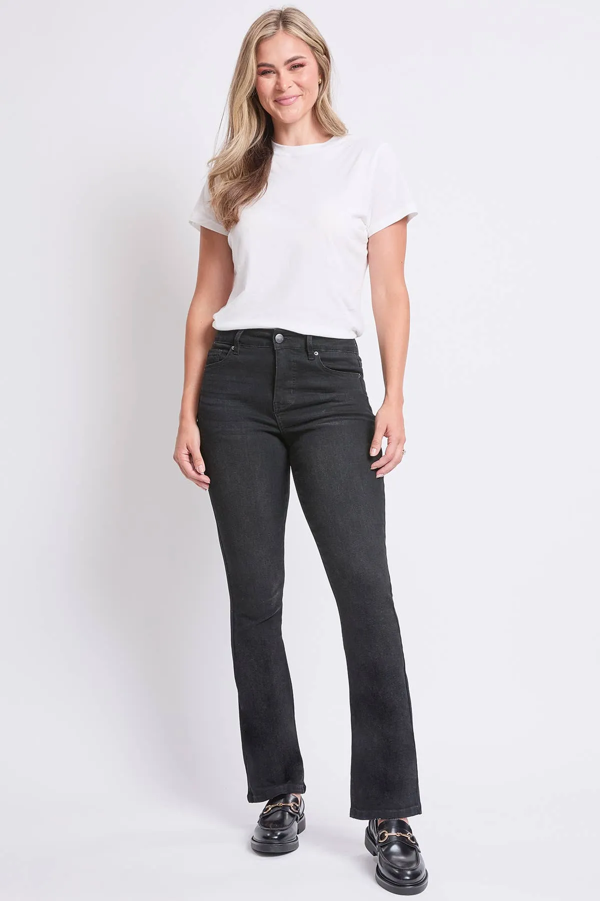 High Rise Slim Bootcut Jeans