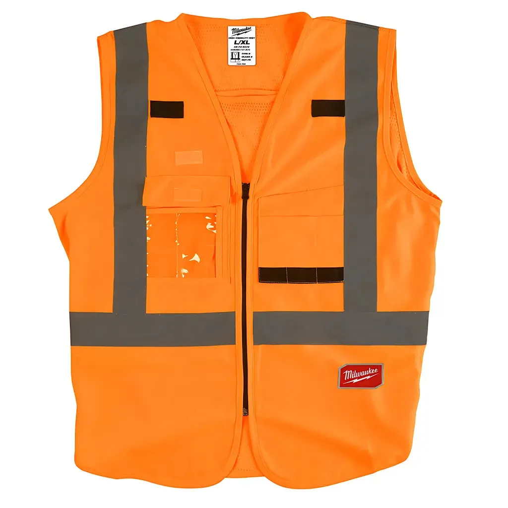 High Visibility Orange Safety Vest - L/XL (CSA)