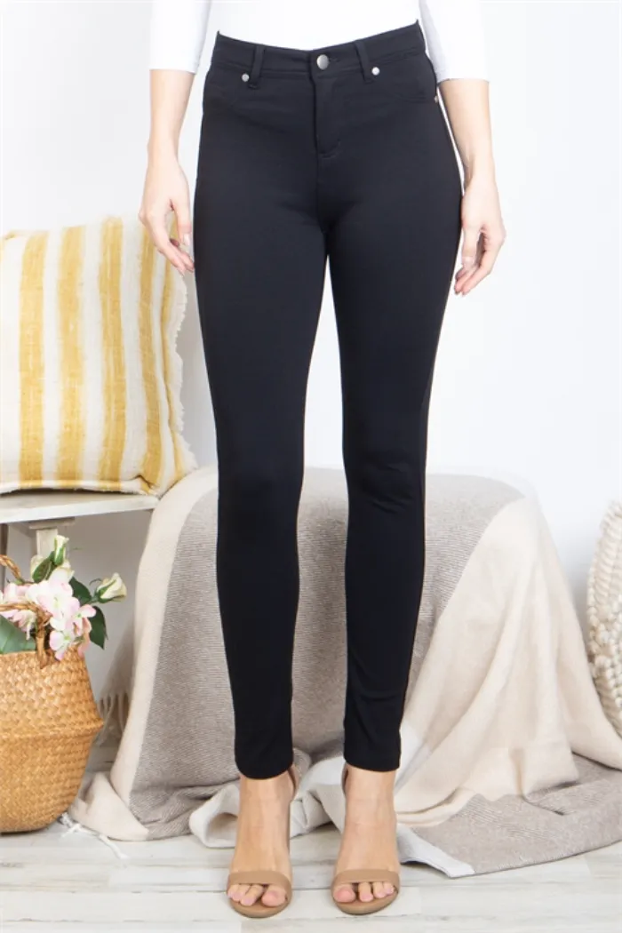 HIGH WAIST FULL LENGTH JEGGINGS