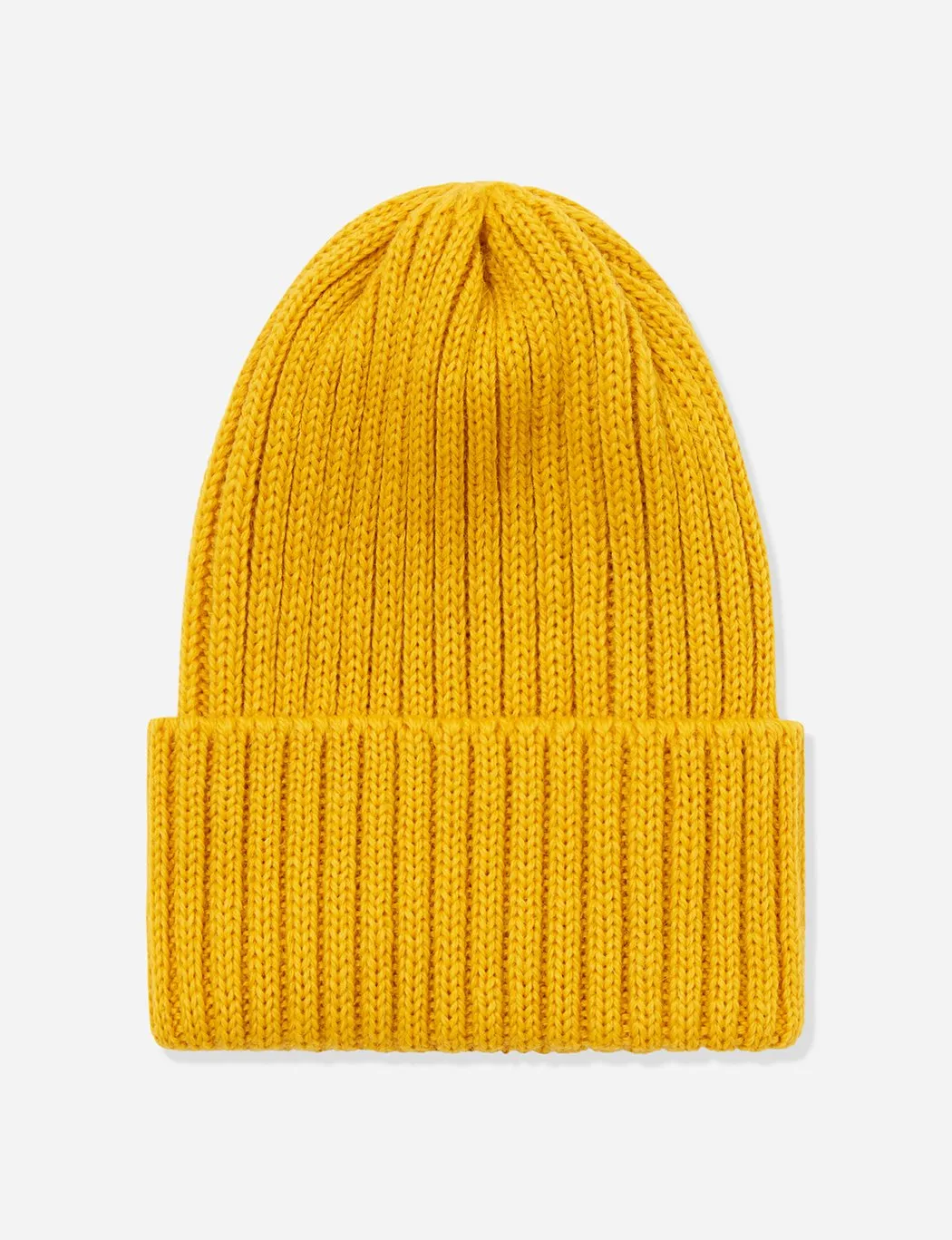 Highland 2000 Ribbed Beanie Hat - Mustard Yellow