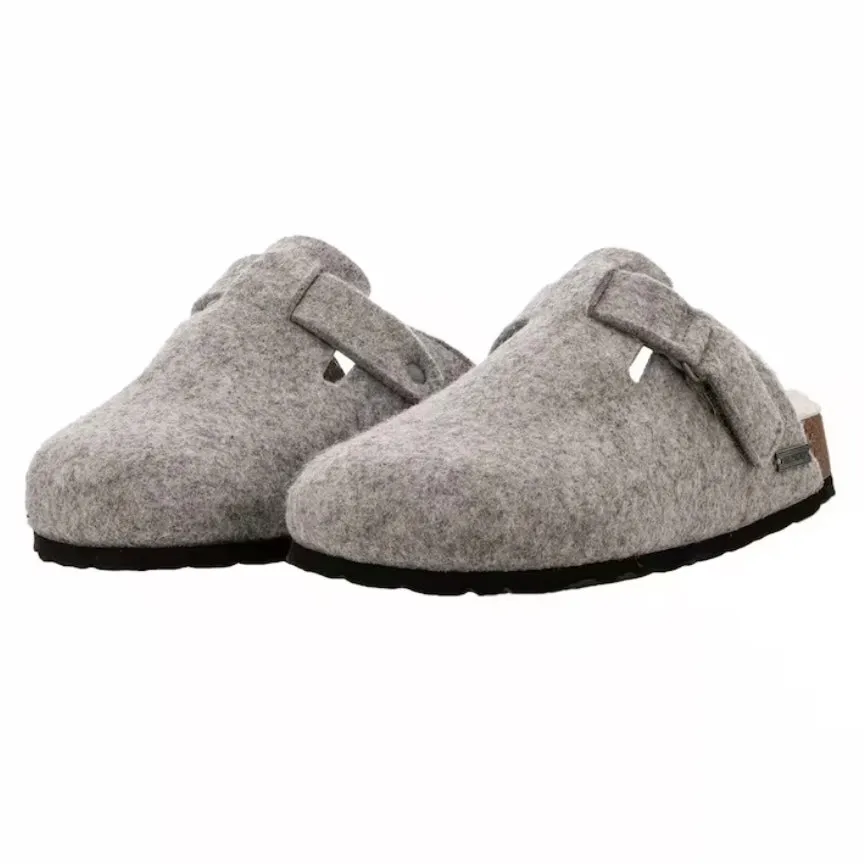 Hilma Grey Slippers