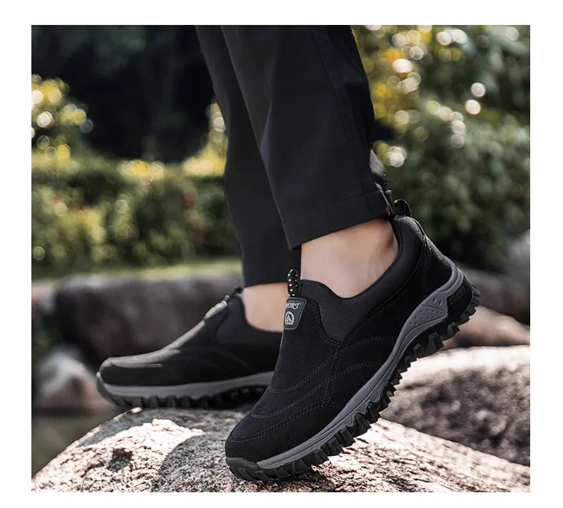 Hnzxzm Fall New Casual Shoes Mens Breathable Zapatillas Hombre 46 Large Size Slip-on Soft Platform Outdoor Men Sneakers