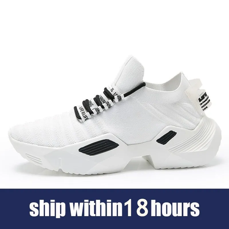 Hnzxzm Men Casual Shoes Summer Rubber Bottom Vulcanized Tennis Sneakers Mesh White Large Size Basketball Running Shoes Zapatillas