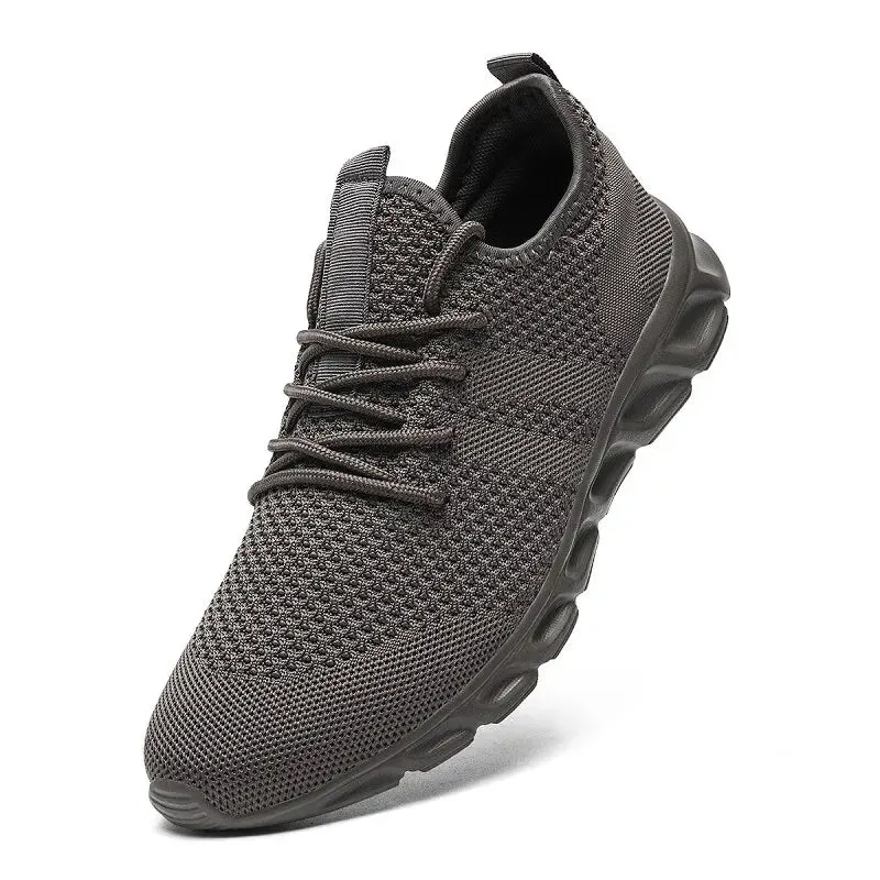 Hnzxzm Men Casual Sport Shoes Light Sneakers White Outdoor Breathable Mesh Black Running Shoes Athletic Jogging Tennis Shoes