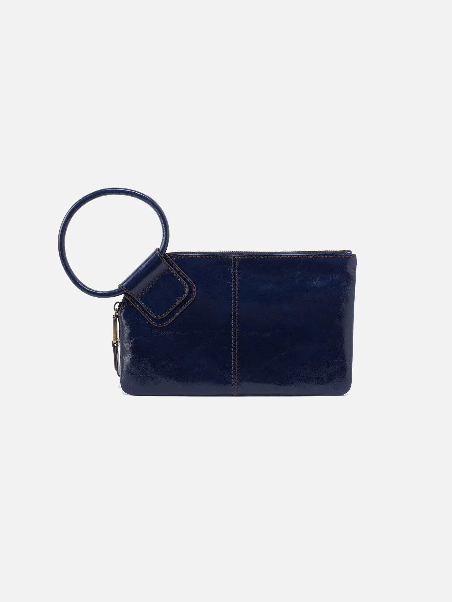 HOBO Sable Wristlet: Polished Leather