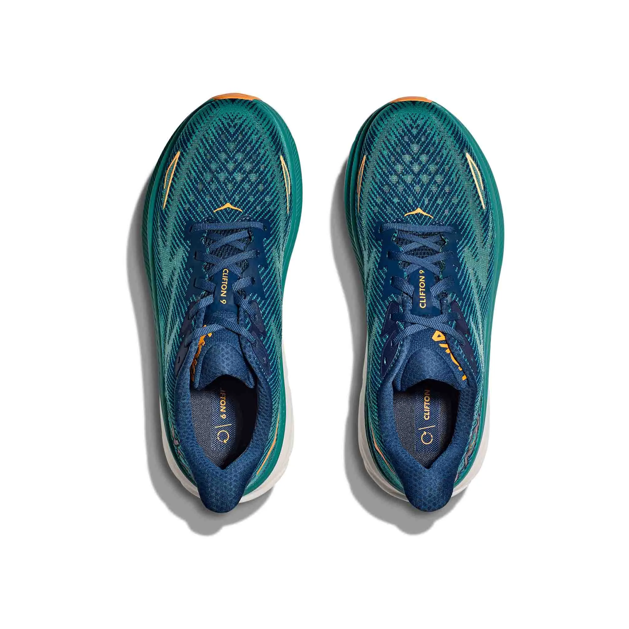 HOKA | Men's Clifton 9 Running Shoes - Midnight/Oceanic