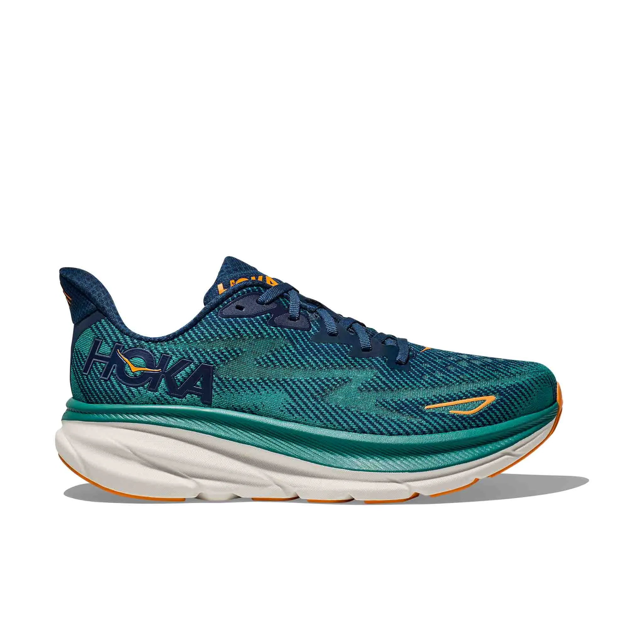 HOKA | Men's Clifton 9 Running Shoes - Midnight/Oceanic