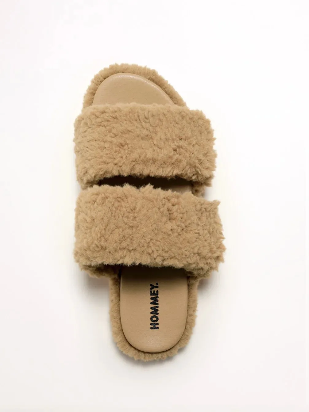 Hommey Willow Slides - Tan