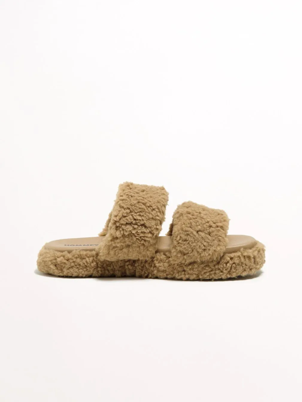 Hommey Willow Slides - Tan