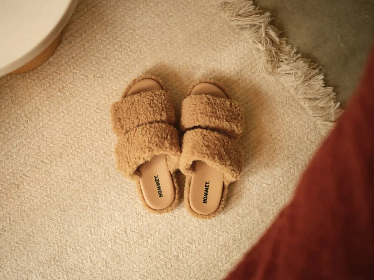 Hommey Willow Slides - Tan