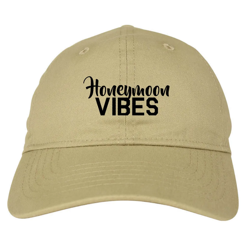 Honeymoon Vibes Wedding Mens Dad Hat Baseball Cap