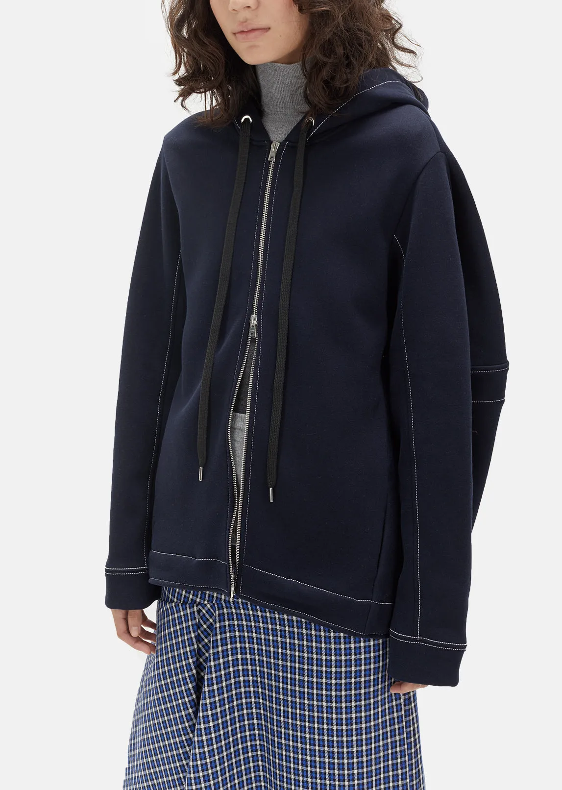 Hooded Zip-Up Sweatshirt