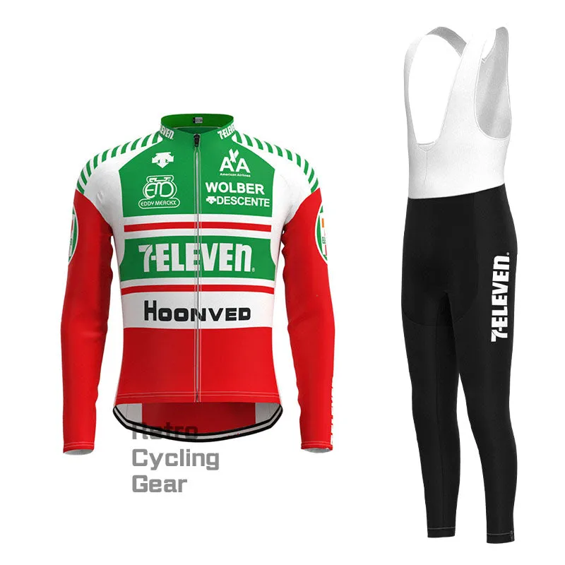 Hoonved Retro Long Sleeve Cycling Kit