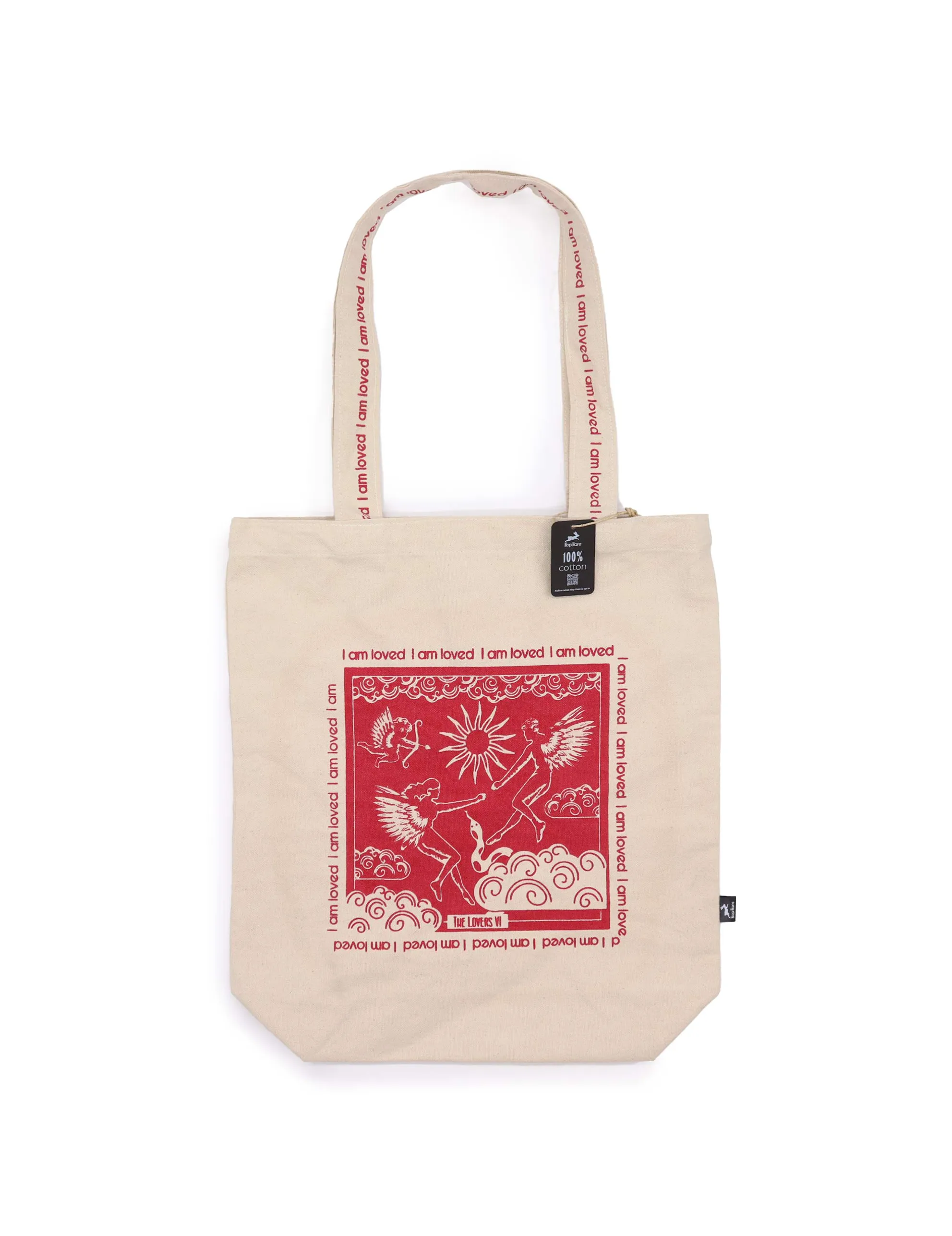 Hop Hare Tote Bag Indkøbspose - I Am Loved