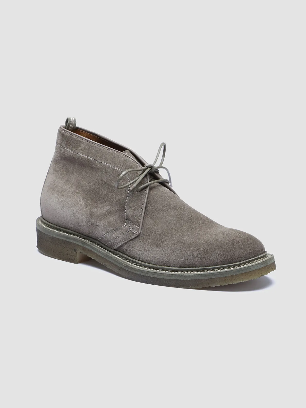 HOPKINS CREPE 114 Bosco - Green Suede Chukka Boots