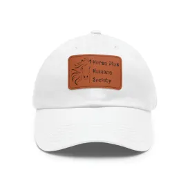 Horse Plus Logo Cap with Leather Patch (Rectangle)