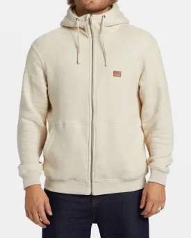 Hudson Zip-Up Hoodie - Oatmeal Heather