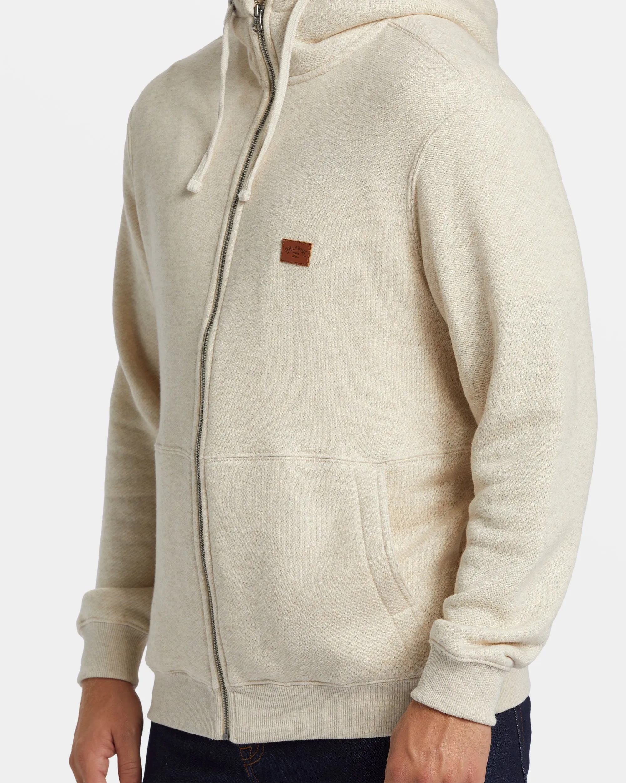 Hudson Zip-Up Hoodie - Oatmeal Heather