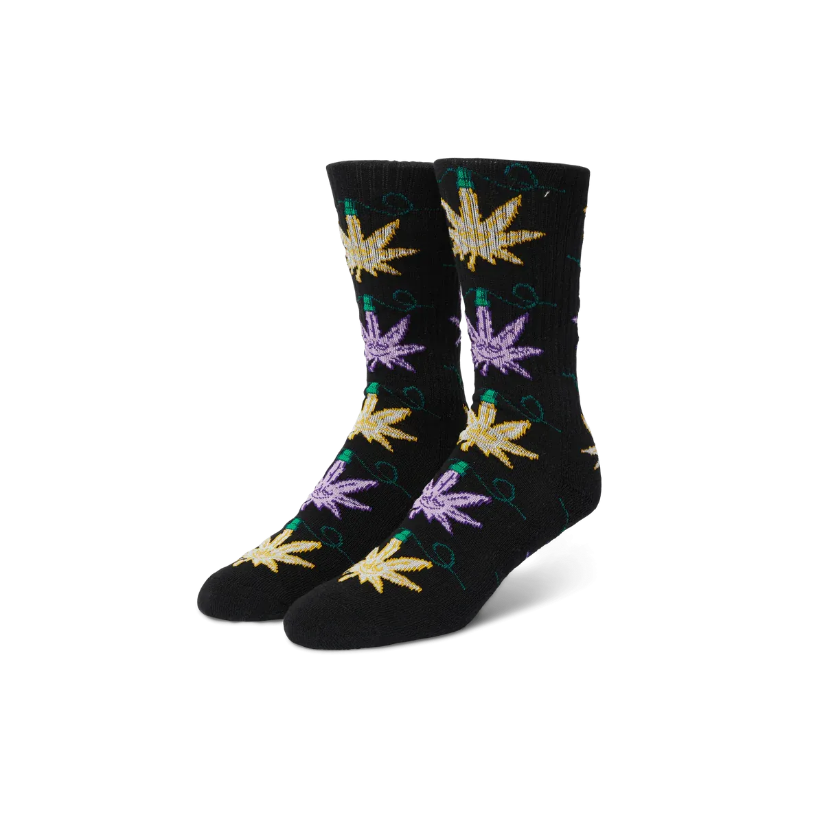 HUF Lights Green Buddy Sock