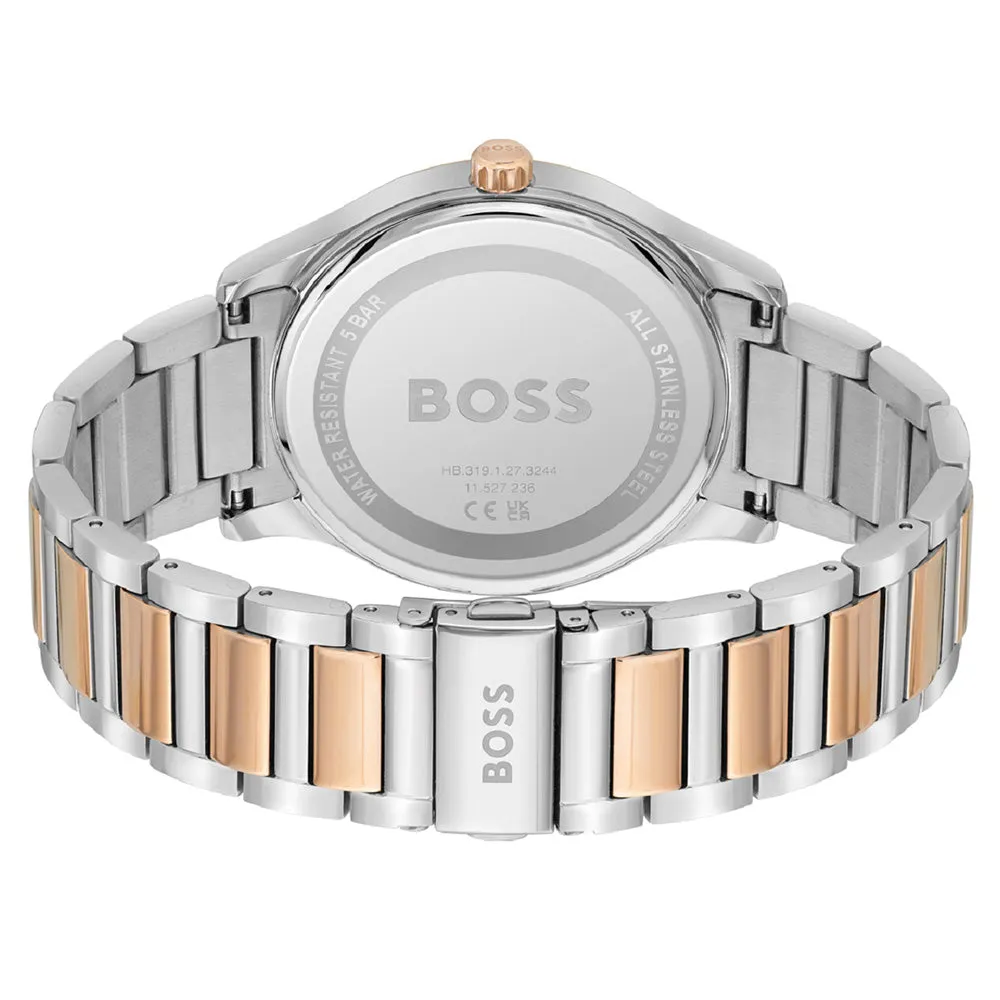 Hugo Boss 1513978 Ready Set Go Two Tone Mens Watch