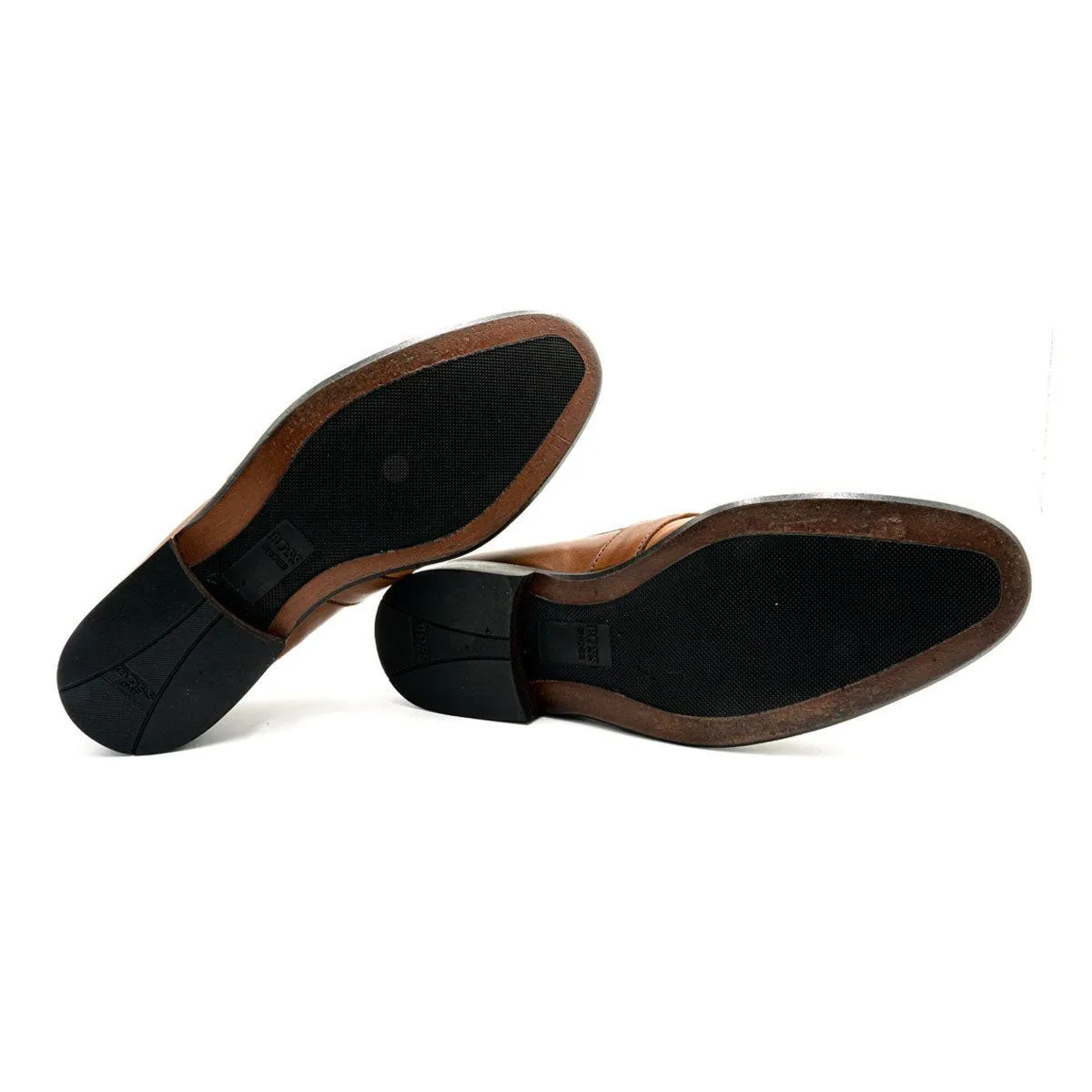 Hugo Boss Boss Formal Slip Ons Leather Brown Colour For Men