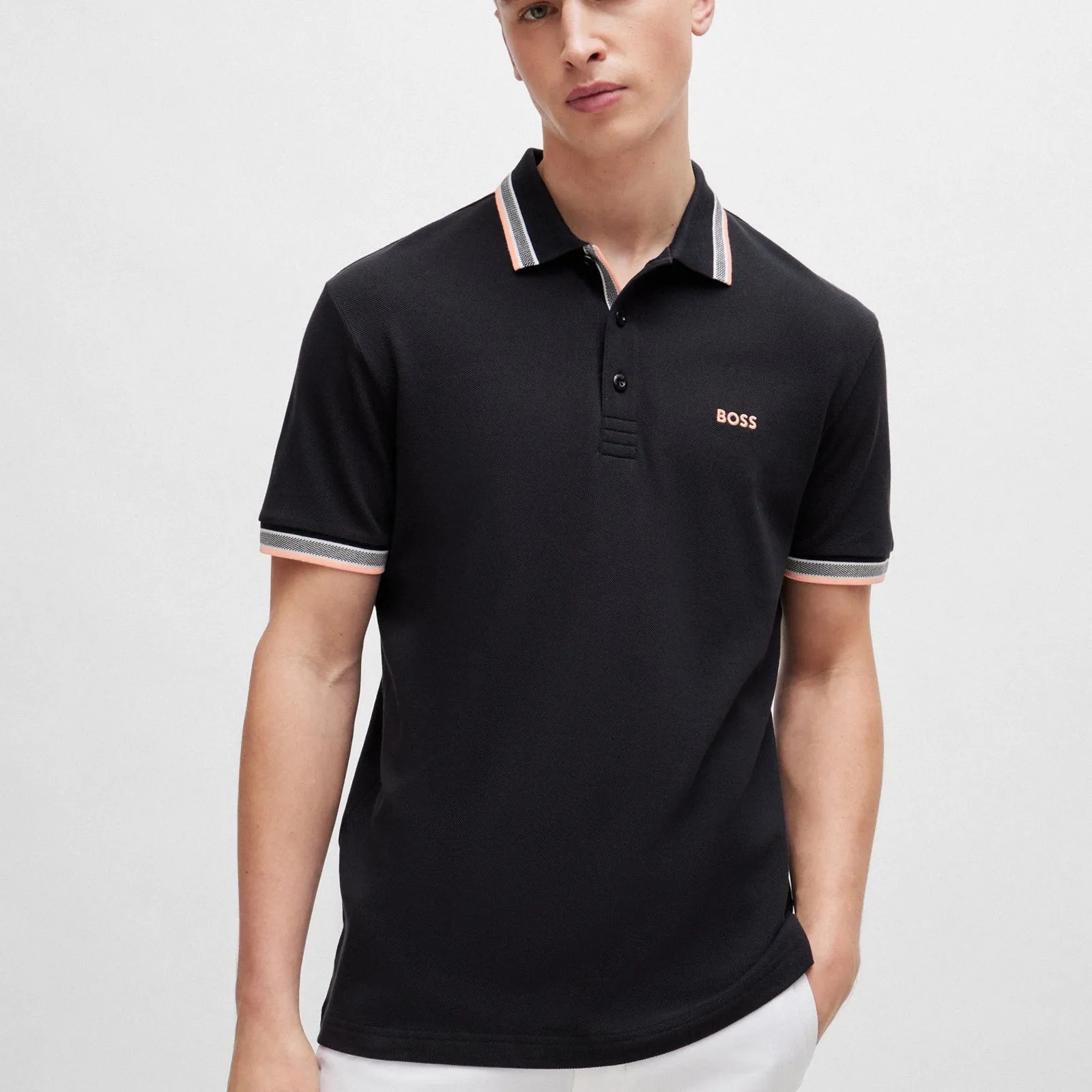 Hugo Boss Paddy Polo Shirt Black