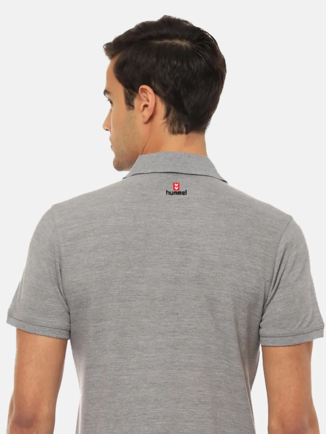 Hummel Men Grey B2B Polo