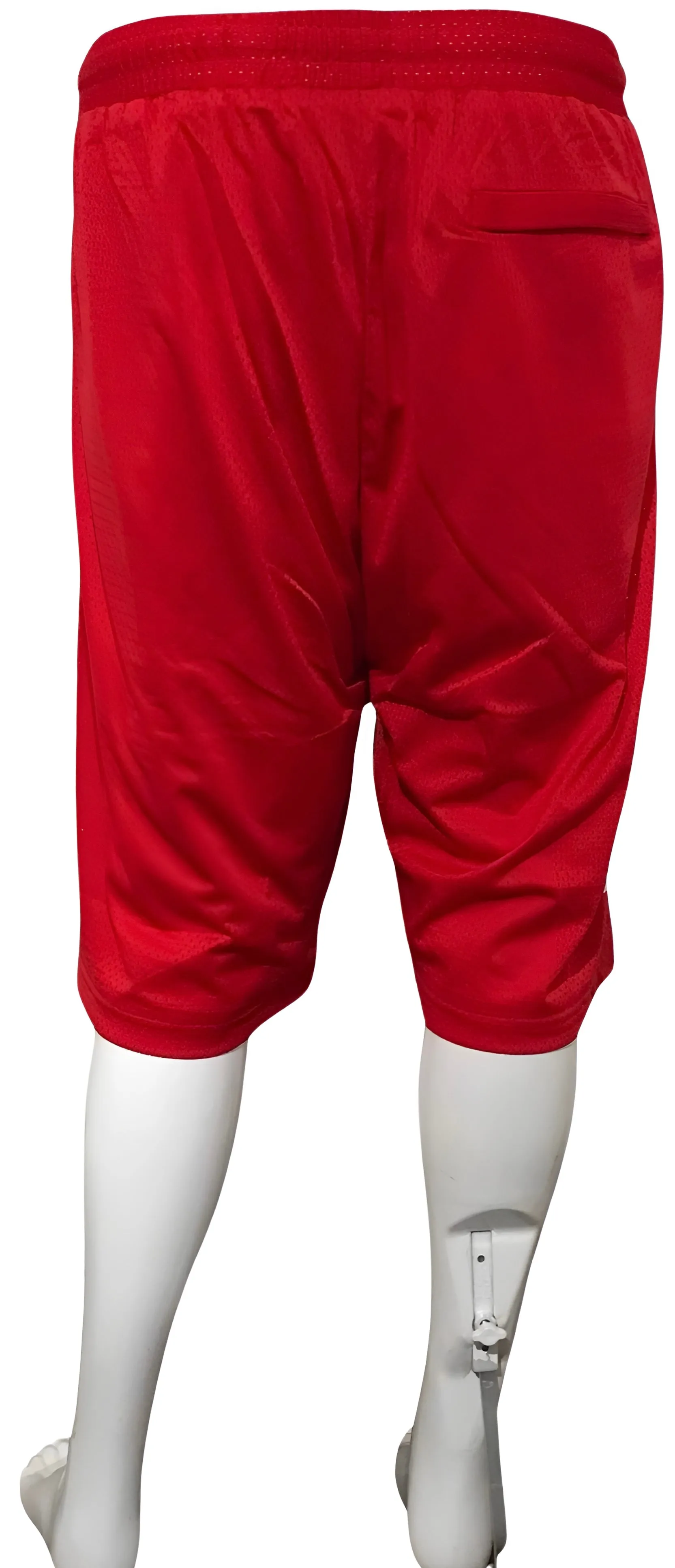 ^HUSTLE GANG^ (RED) ~CHAMPION~ KNIT BASKETBALL SHORTS