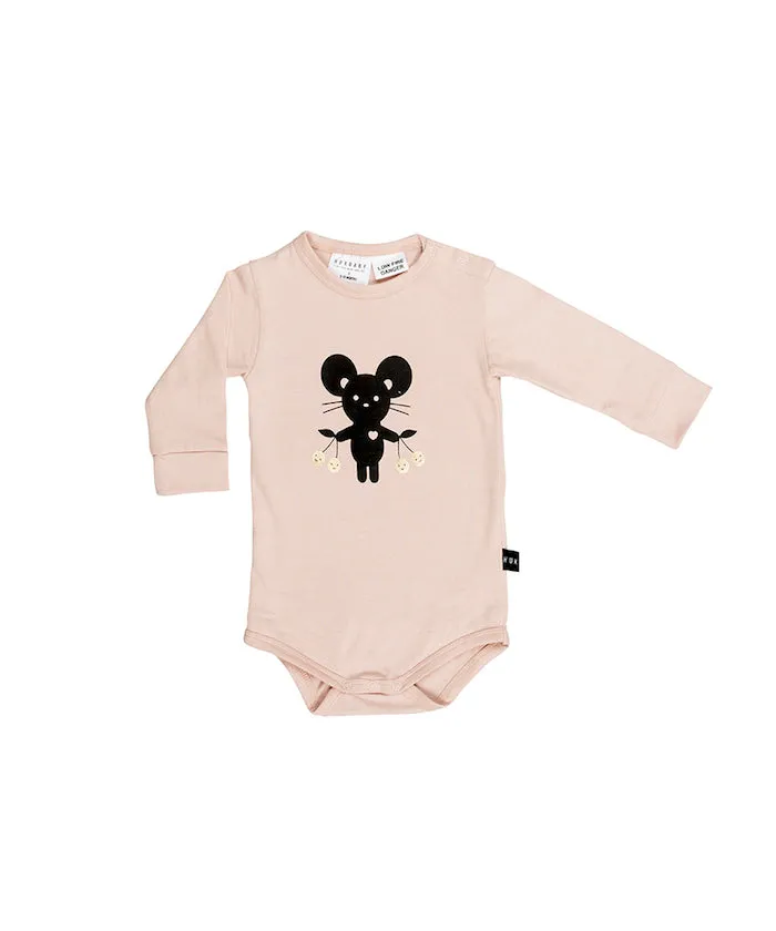 Huxbaby Mouse Long Sleeve Onesie