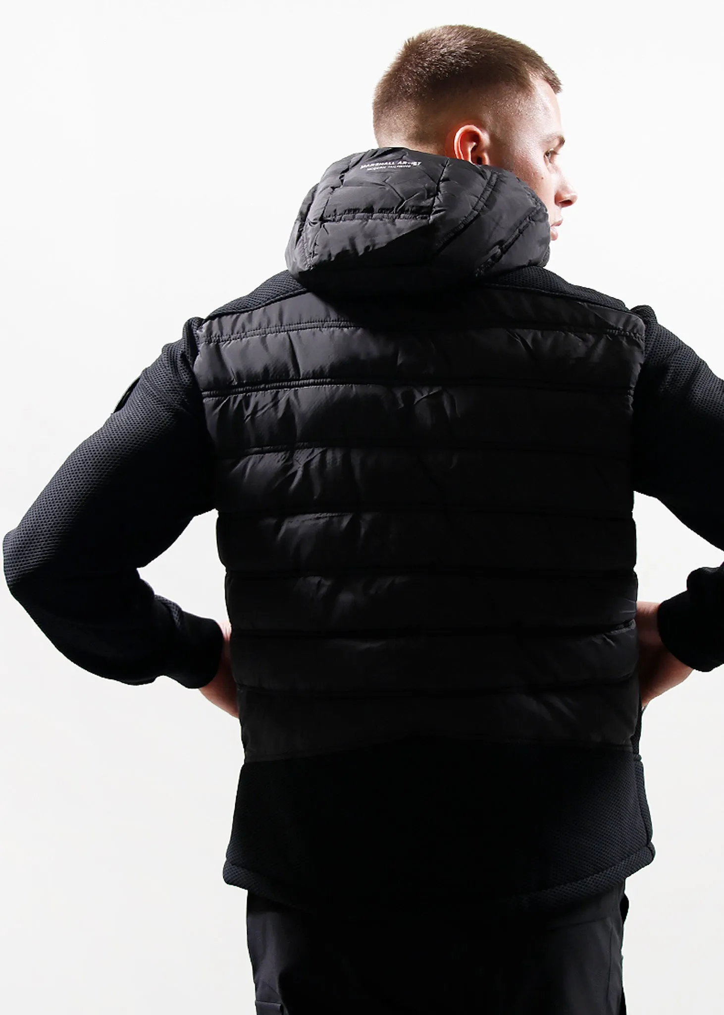 Hybrid softshell jacket - black