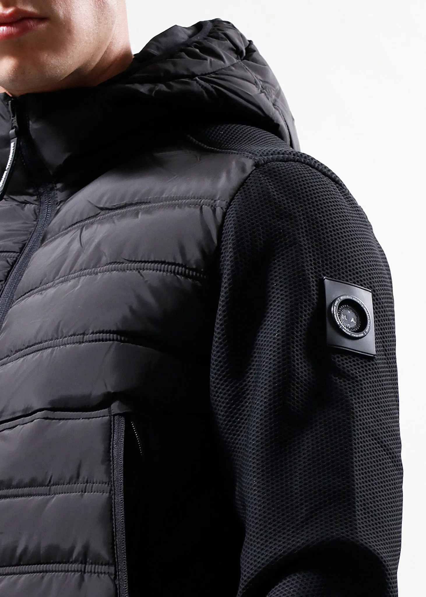 Hybrid softshell jacket - black