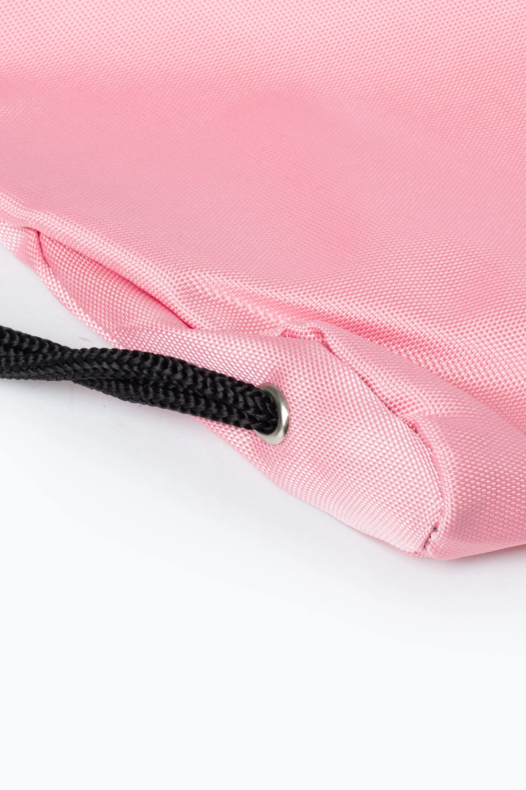 Hype Pink Crest Drawstring Bag