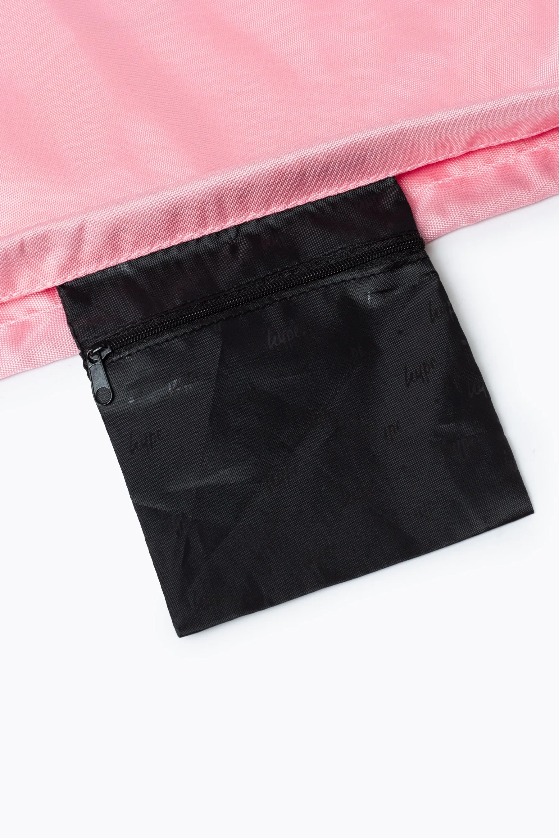 Hype Pink Crest Drawstring Bag