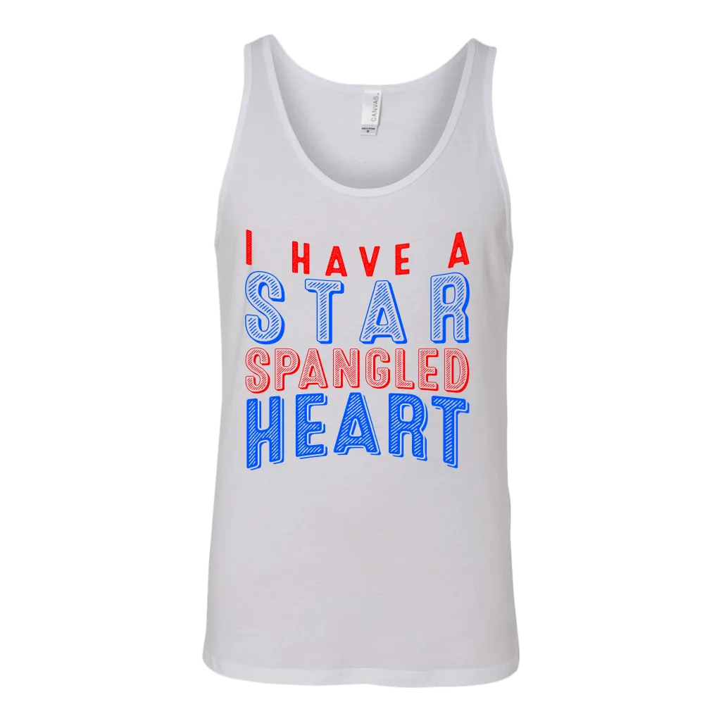 I Have A Star-Spangled Heart Tank Top