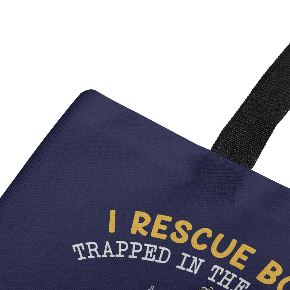 I Rescue Books Trapped In The Bookstore I'm Not A Hoarder I'm A Hero Book Lovers Gift TBF386