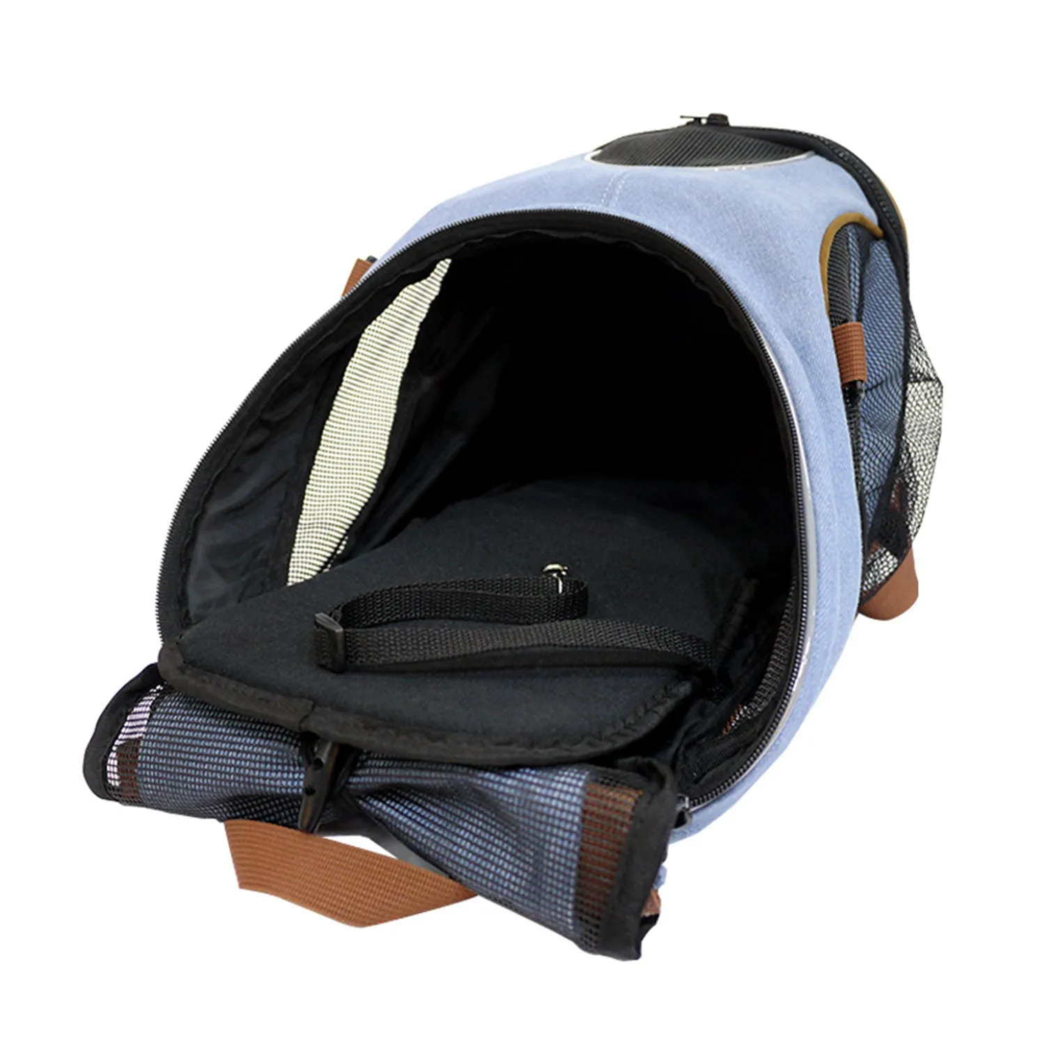 Ibiyaya Fun Lightweight Pet Backpack Denim