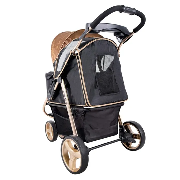 Ibiyaya Monarch Premium Pet Jogger Stroller Luxury Gold